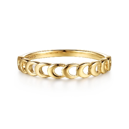/home/earthtreasures/catalog.shopearthtreasures.com/imagedumplarge/EARTH_J8-04033.jpg 14K Yellow Gold Gabriel Moon Shape Stackable Ri...