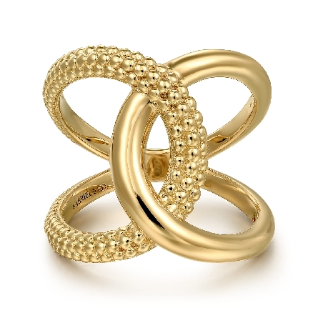 /home/earthtreasures/catalog.shopearthtreasures.com/imagedumplarge/EARTH_J8-04046.jpg 14K Yellow Gold Gabriel Bujukan Twisted Interlo...