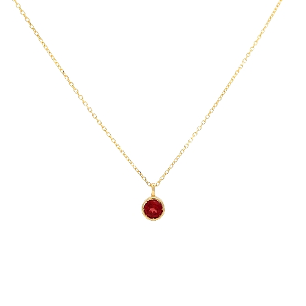 /home/earthtreasures/catalog.shopearthtreasures.com/imagedumplarge/EARTH_K1-00977.jpg 14K Yellow Gold 16-18inch Adjustable Garnet Rou...