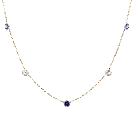 14K Yellow Gold Adjustable 16-18inch By The Yar...