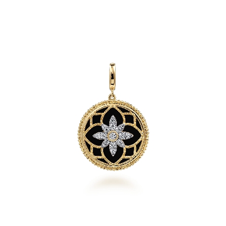/home/earthtreasures/catalog.shopearthtreasures.com/imagedumplarge/EARTH_K15-00679.jpg 14K Yellow Gold Gabriel 24mm Detachable Bail Bu...