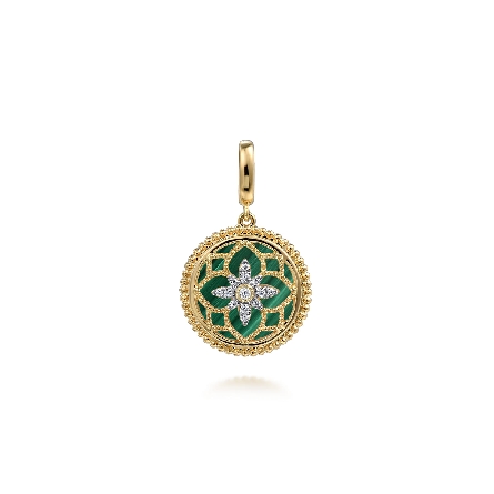 /home/earthtreasures/catalog.shopearthtreasures.com/imagedumplarge/EARTH_K15-00680.jpg 14K Yellow Gold Gabriel 18mm Detachable Bail Bu...