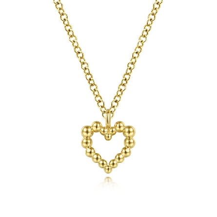 14K Yellow Gold Gabriel Bujukan 15.5-17.5inch A...