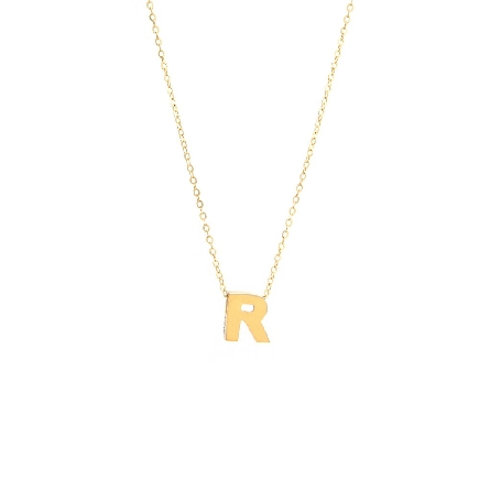 /home/earthtreasures/catalog.shopearthtreasures.com/imagedumplarge/EARTH_K18-01038.jpg 14K Yellow Gold Initial R Block Letter on 16-18...