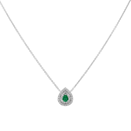 /home/earthtreasures/catalog.shopearthtreasures.com/imagedumplarge/EARTH_K5-00840.jpg 18K White Gold Pear Shaped 16inch Necklace w/1 ...
