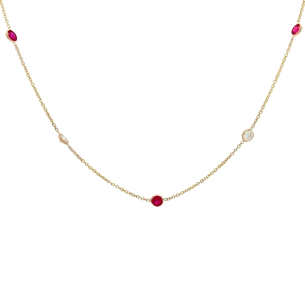 /home/earthtreasures/catalog.shopearthtreasures.com/imagedumplarge/EARTH_K7-00726.jpg 14K Yellow Gold Alternating By the Yard Necklac...