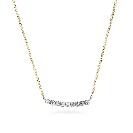/home/earthtreasures/catalog.shopearthtreasures.com/imagedumplarge/EARTH_K9-01315.jpg 14K Yellow and White Gold Gabriel Curved Bar Ad...
