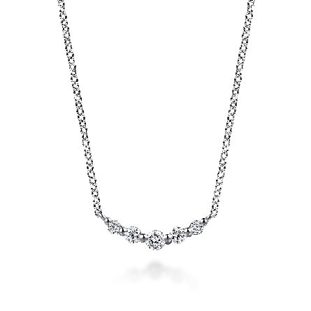 /home/earthtreasures/catalog.shopearthtreasures.com/imagedumplarge/EARTH_K9-01317.jpg 14K White Gold Gabriel Adjustable 15.5-17.5inch...