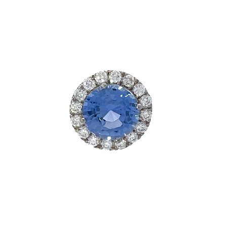 /home/earthtreasures/catalog.shopearthtreasures.com/imagedumplarge/EARTH_K9-01323.jpg 14K White Gold Round Halo Custom Pendant w/1 Un...