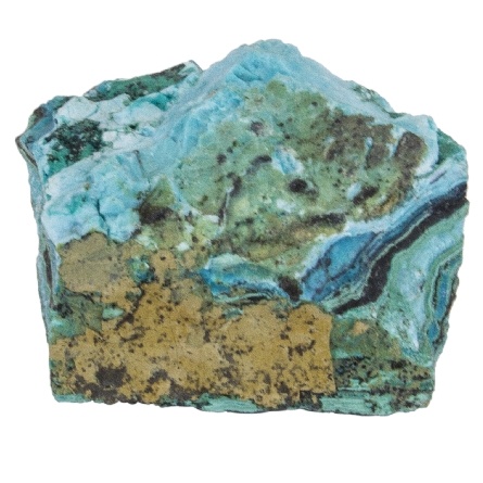 Azurite; Malachite and Chrysocolla 2.5  W x 2  D x 1.5  H