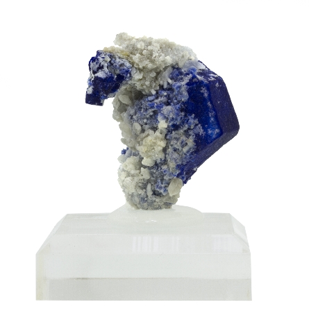 Lapis Crystal on Lucite Base 1  W x .5  D x .75  H