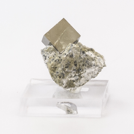 Pyrite Crystal in Matrix from Spain 2  L x 2  W...