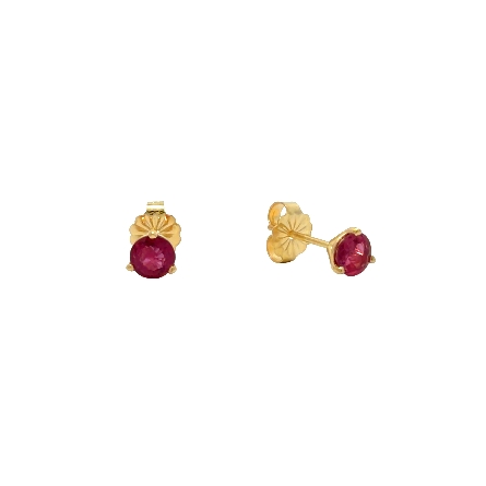 /home/earthtreasures/catalog.shopearthtreasures.com/imagedumplarge/EARTH_O1-00841.jpg 14K Yellow Gold 4.3mm Martini Stud Earrings w/2...