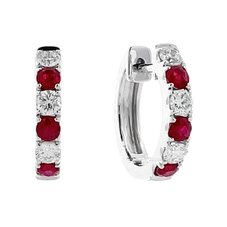 /home/earthtreasures/catalog.shopearthtreasures.com/imagedumplarge/EARTH_O1-00859.jpg 14K White Gold Alternating Huggie Hoop Earrings...