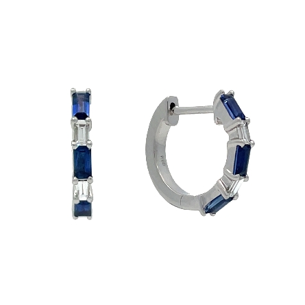 /home/earthtreasures/catalog.shopearthtreasures.com/imagedumplarge/EARTH_O2-01210.jpg 18K White Gold 12.8mm Alternating Huggie Hoop E...