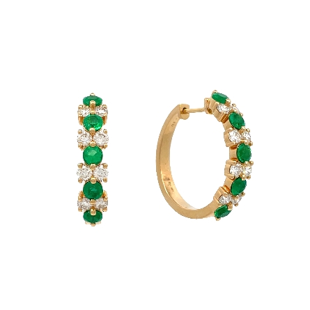 /home/earthtreasures/catalog.shopearthtreasures.com/imagedumplarge/EARTH_O3-00731.jpg 18K Yellow Gold 20mm Alternating Hoop Earrings ...