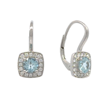 /home/earthtreasures/catalog.shopearthtreasures.com/imagedumplarge/EARTH_O8-00493.jpg 14K White Gold Cushion Halo Lever Back Earrings...