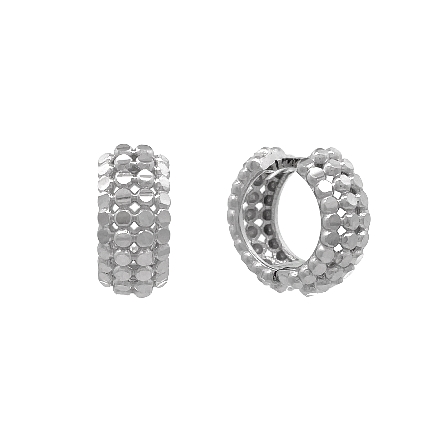 /home/earthtreasures/catalog.shopearthtreasures.com/imagedumplarge/EARTH_Q-08171.jpg 14K White Gold Beaded Diamond Cut Huggie Hoop E...