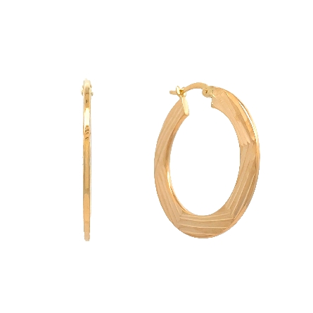 /home/earthtreasures/catalog.shopearthtreasures.com/imagedumplarge/EARTH_Q-08185.jpg 14K Yellow Gold Etched Hoop Earrings 2.95gr NO ...