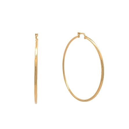 /home/earthtreasures/catalog.shopearthtreasures.com/imagedumplarge/EARTH_Q-08186.jpg 14K Yellow Gold Round Tube Hoop Earrings 2.64gr...