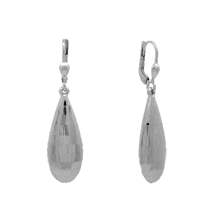 /home/earthtreasures/catalog.shopearthtreasures.com/imagedumplarge/EARTH_Q-08196.jpg 14K White Gold Diamond Cut Teardrop Leverback E...