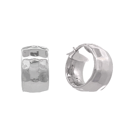 /home/earthtreasures/catalog.shopearthtreasures.com/imagedumplarge/EARTH_Q-08210.jpg 14K White Gold Hammered Huggie Hoop Earrings 2....