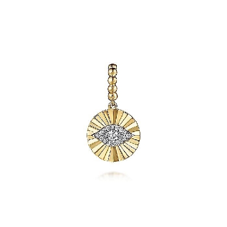 14K Yellow and White Gold Bujukan Diamond Cut E...