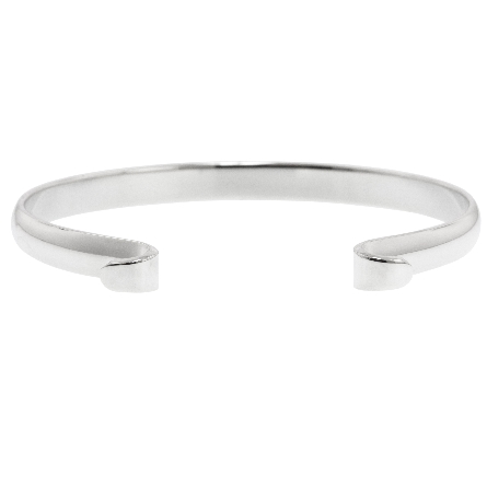 Sterling Silver 7inch Plain Bangle Convertible ...