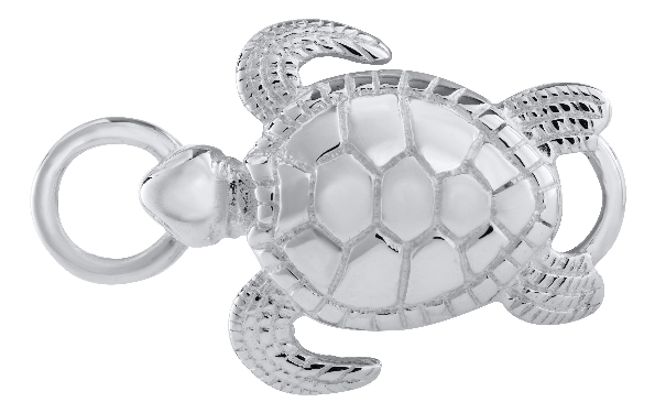 Sterling Silver Sea Turtle Clasp Convertible Co...