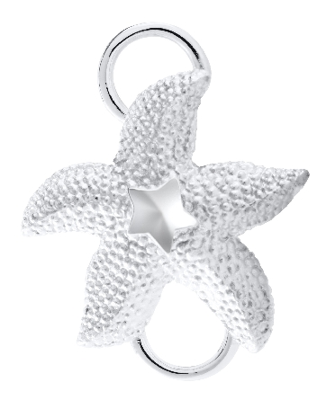 Sterling Silver Starfish Clasp Convertible Coll...