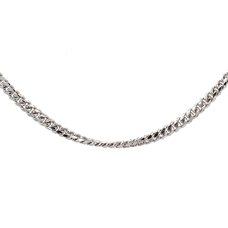 Sterling Silver 20inch Rhodium Plated 5.0mm Mia...