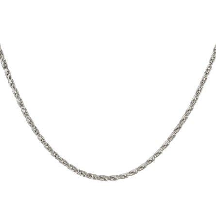 Sterling Silver Rhodium Plated 18inch 1.8mm Par...