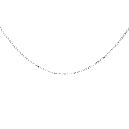 Sterling Silver Rhodium Plated 20inch Diamond C...