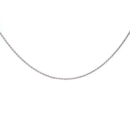 Sterling Silver 16inch 1.5mm Rhodium Plated Esp...