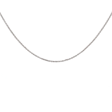 Sterling Silver 20inch 1.5mm Rhodium Plated Esp...