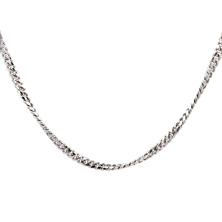 Sterling Silver 24inch Rhodium Plated 5.0mm Mia...