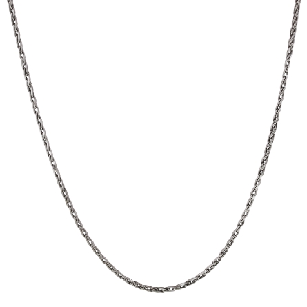Sterling Silver Rhodium Plated 22inch 1.7mm Par...