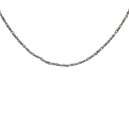 Sterling Silver Rhodium Plated 18inch 1.2mm Ras...