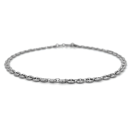 /home/earthtreasures/catalog.shopearthtreasures.com/imagedumplarge/EARTH_SS-07302.jpg Sterling Silver 10inch Puffed Mariner Anklet #A...