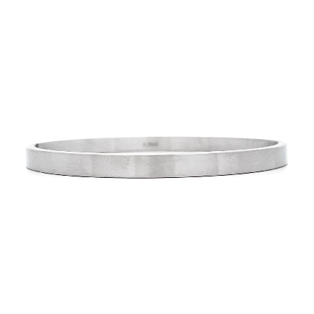 Stainless Steel Matte Classic 8.25inch Bangle B...
