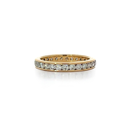 14K Yellow Gold Estate Channel Set Eternity Ban...