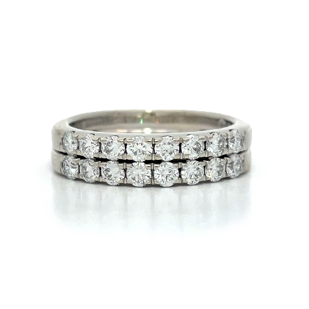 /home/earthtreasures/catalog.shopearthtreasures.com/imagedumplarge/EARTH_U1-105974.jpg 14K White Gold Estate Double Row 4Prong   Leo  ...