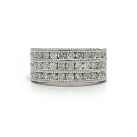 /home/earthtreasures/catalog.shopearthtreasures.com/imagedumplarge/EARTH_U1-106026.jpg 14K White Gold Estate 3Row Milgrain Band w/Diam...
