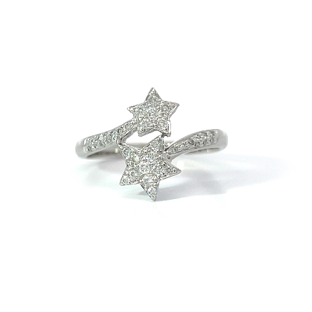 /home/earthtreasures/catalog.shopearthtreasures.com/imagedumplarge/EARTH_U1-106071.jpg 14K White Gold Estate Bypass Pave Star Ring w/D...