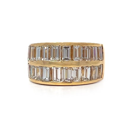 /home/earthtreasures/catalog.shopearthtreasures.com/imagedumplarge/EARTH_U1-106085.jpg 14K Yellow Gold Estate 2Row Channel Band w/Bagu...