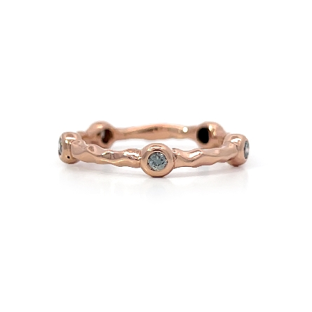 /home/earthtreasures/catalog.shopearthtreasures.com/imagedumplarge/EARTH_U1-106099.jpg 14K Rose Gold Estate 5Stone Hammered Bezel Band...