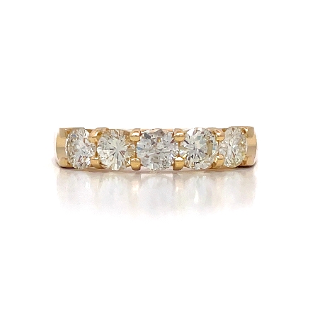 /home/earthtreasures/catalog.shopearthtreasures.com/imagedumplarge/EARTH_U1-106118.jpg 14K Yellow Gold Estate Shared Prong Wedding Ban...