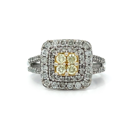 /home/earthtreasures/catalog.shopearthtreasures.com/imagedumplarge/EARTH_U1-106184.jpg 14K White and Yellow Gold Estate Double Halo Ri...