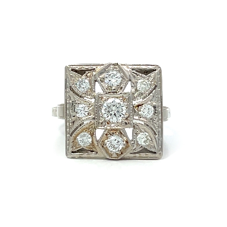 /home/earthtreasures/catalog.shopearthtreasures.com/imagedumplarge/EARTH_U1-106192.jpg 14K White Gold Estate Square Milgrain Filigree ...