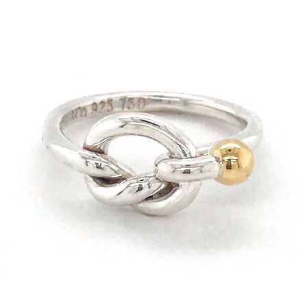 18K Yellow Gold and Sterling Silver Estate Tiff...